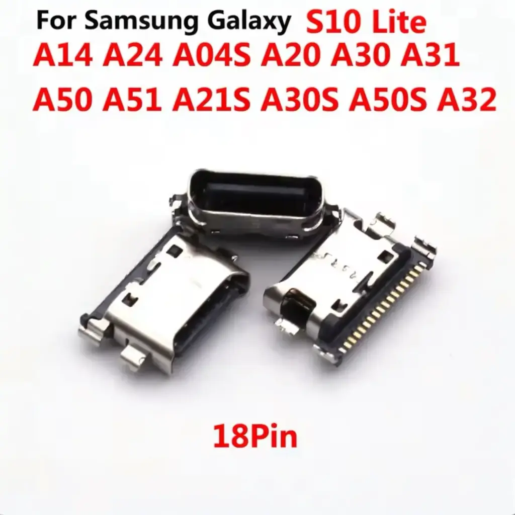 سوكت تايب سي تايوان SAM A04S/A12/A14/ A20/A21S/A24/A30/A30S/A31/A32/A50/A50S/A51/A70/A71/M21/M31/S10LITE TC