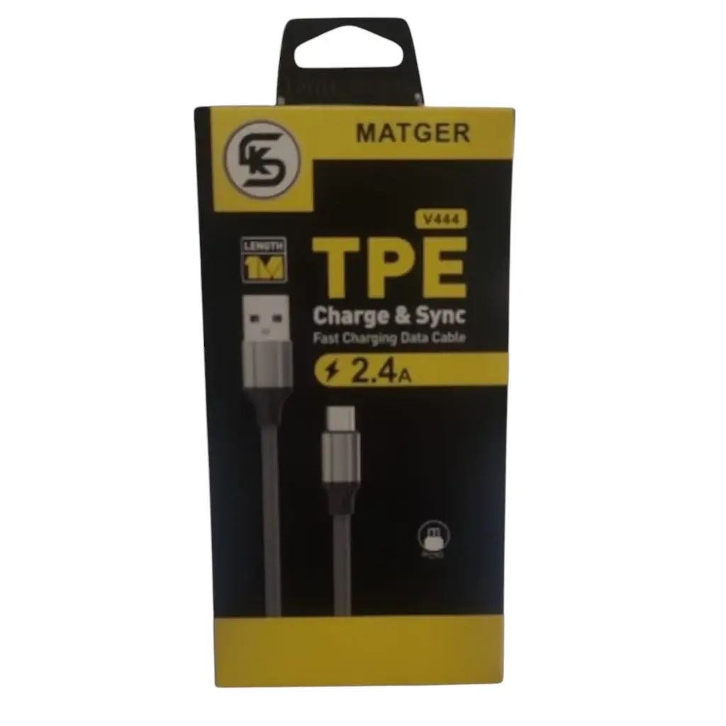 كابل  اصلي MICRO USB/DATA V444 2.4A 1M 