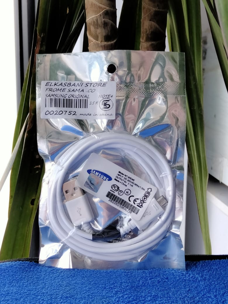 كابل  اصلي SAMSUNG MICRO USB/DATA NOTE4 1.5M