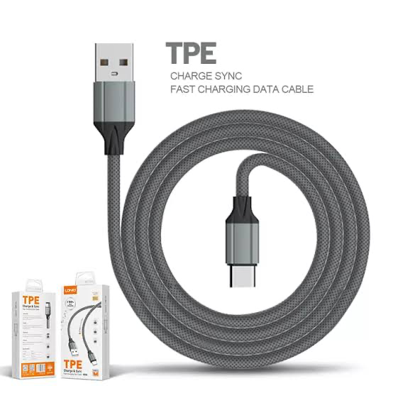 كابل لدنيو  أصلي TYPEC USB/DATAT LS441/C444 2.4A 1M 