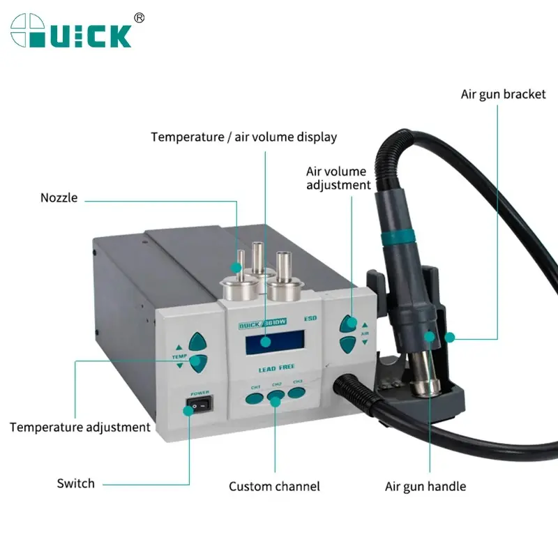 هوت اير كويك  QUICK 861DW 1000W