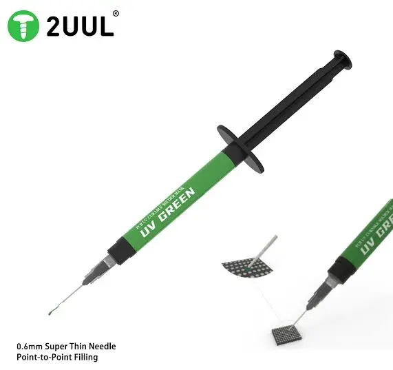 عازل لحام معالج بالزيت الاخضر 2UUL SC53 PCB UV GREEN Curable Solder Mask