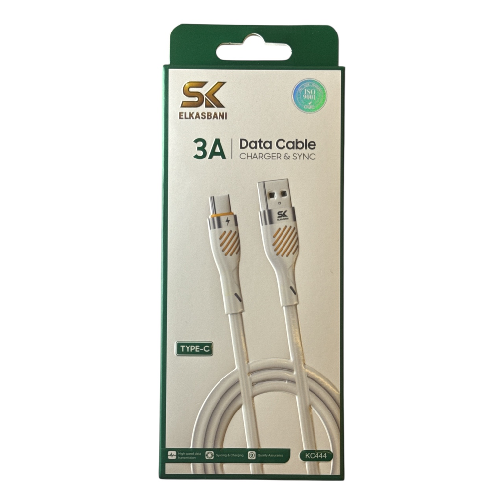 كابل شحن تايب سي KC444 TYPE/C 
