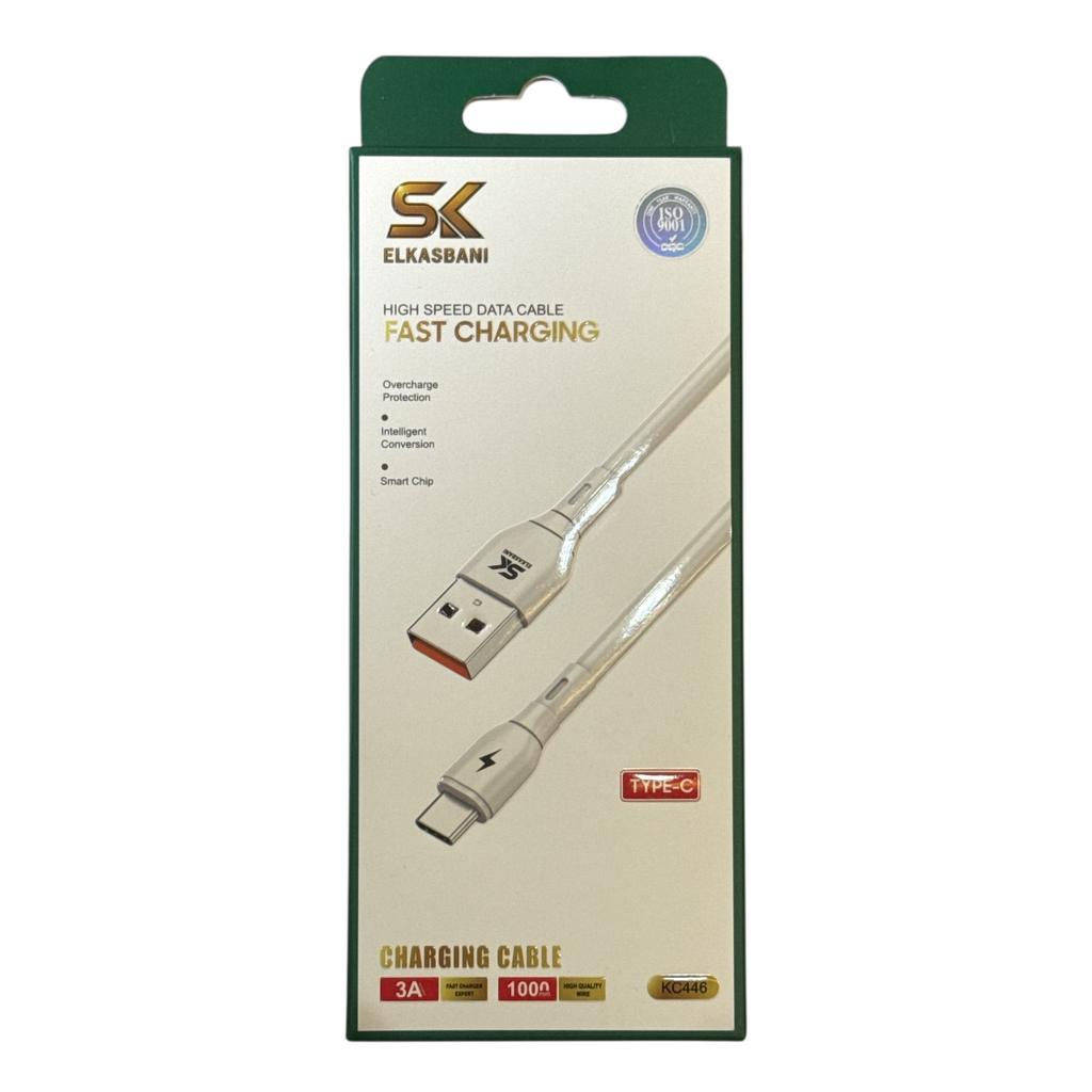 كابل شحن تايب سي KC446 TYPE/C