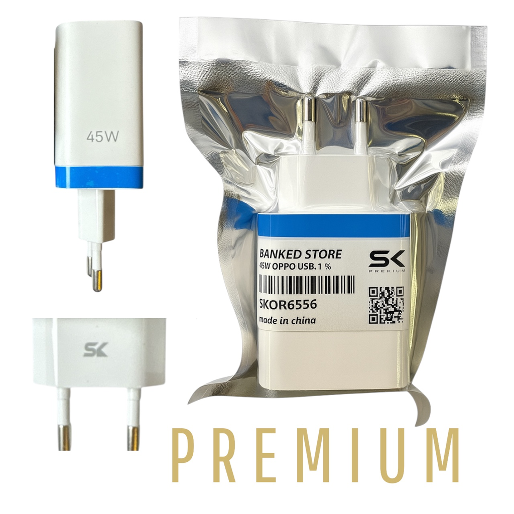 شاحن كيس بضمان  45W OPPO USB TO C  SK
