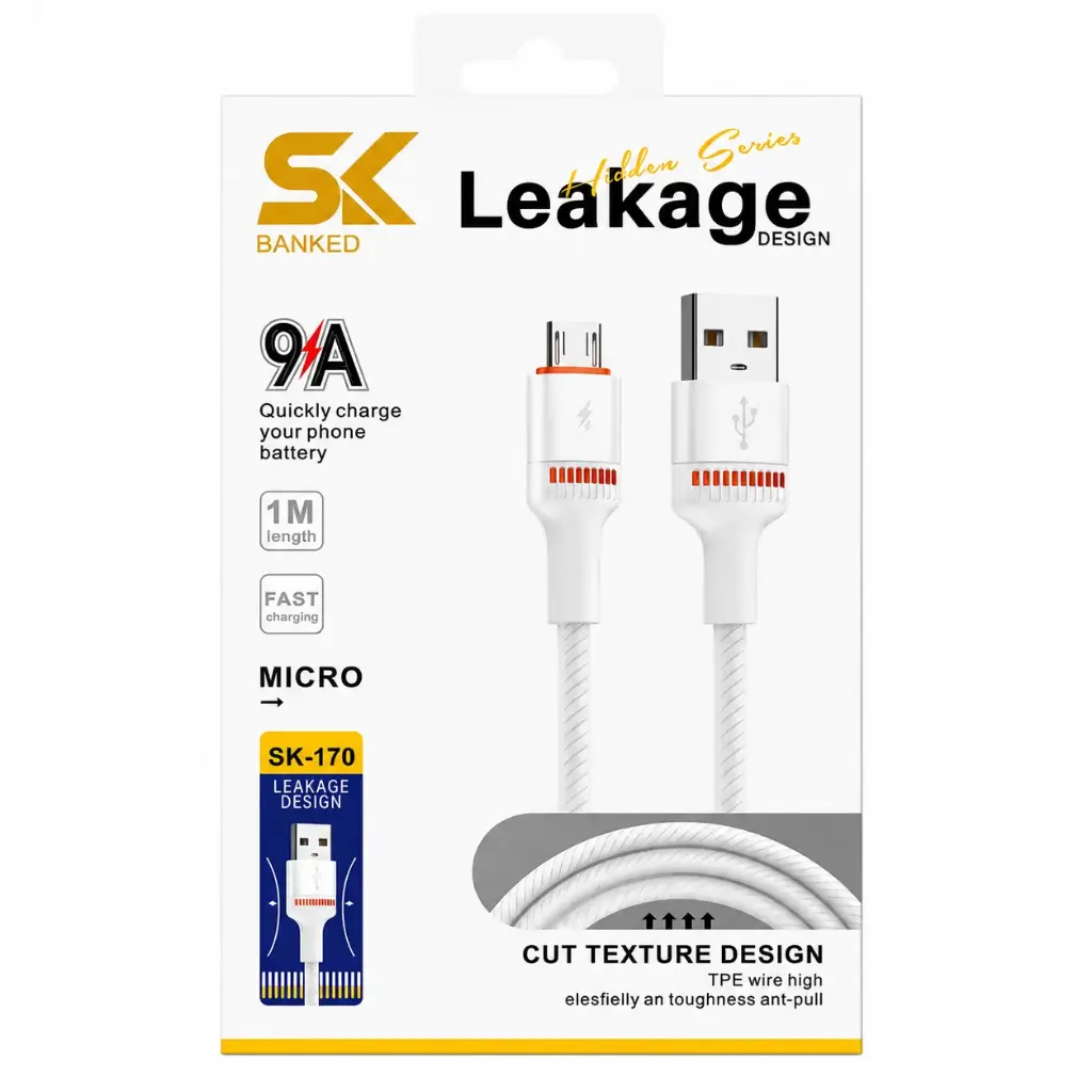  كابل ميكرو SK-170 V8 USB/MICRO 1M  