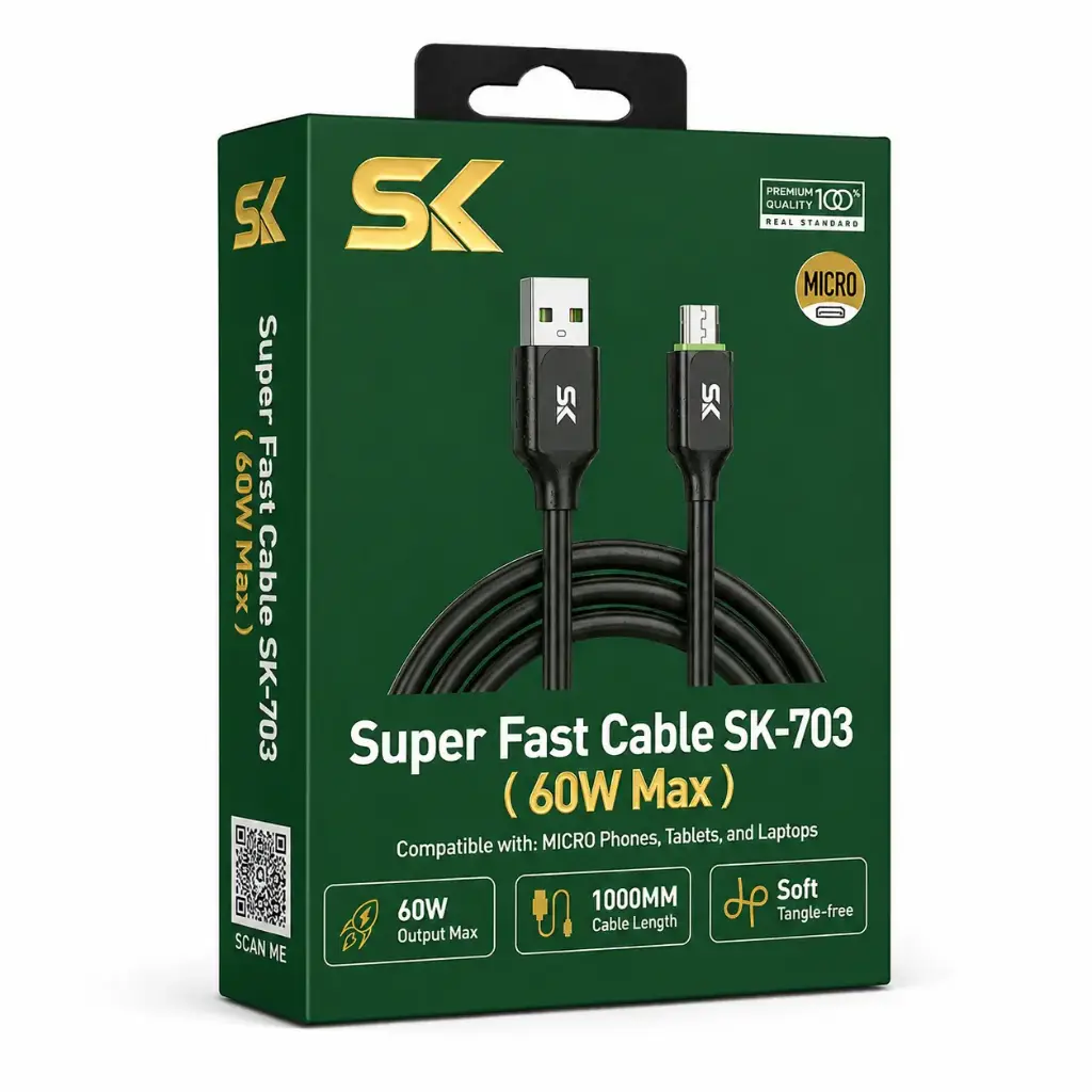 كابل بيانات USB/V8 SK703 1M  