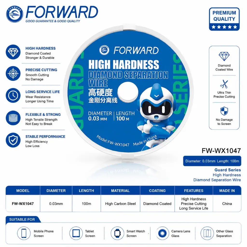 سلك باغات  FORWORD FW-WX1047 0.03MM 100M