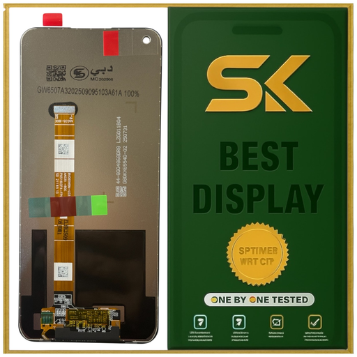 توكيلLCD OPPO A53/C17/A54/A55/A32/a33/a53s/A11s/realme7i/realmeC17/一加N100