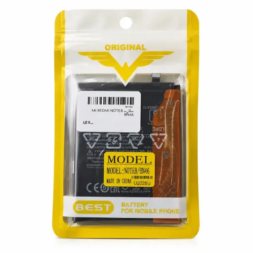 [4000MAH/REDMI7/NOTE82021/NOTE8/NOTE9T] بطاريه MI REDMI NOTE8 BN46