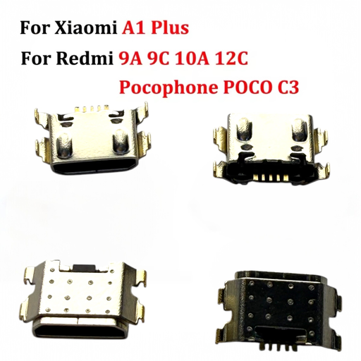 سوكت توكيل MI REDMI 9C/9A/10A/12C/POCO C3 