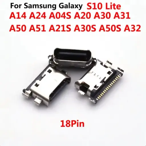 سوكت تايب سي تايوان SAM A04S/A12/A14/ A20/A21S/A24/A30/A30S/A31/A32/A50/A50S/A51/A70/A71/M21/M31/S10LITE TC