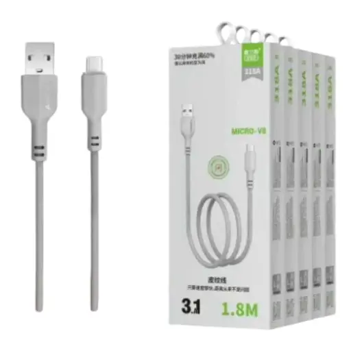كابل 2متر MODEL 318 3.1A  (Micro)
