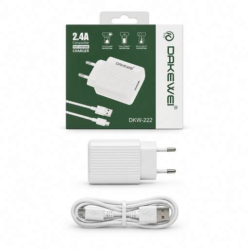 شاحن ميكرو للهاتف النوكيا DAKEWEI DKW222 1A 1USB