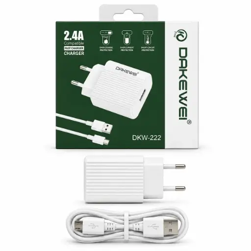 شاحن ميكرو للهاتف النوكيا DAKEWEI DKW222 1A 1USB