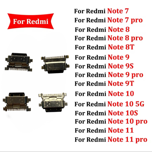 سوكت اصلي MI REDMI NOTE7.7PRO/NOTE8.8PRO/REDMI8 