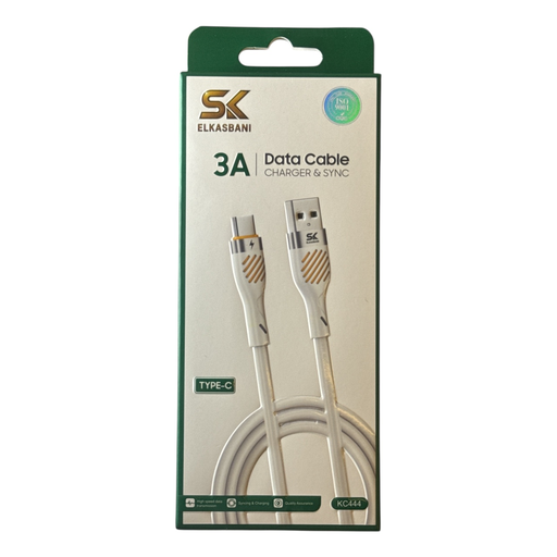 كابل شحن تايب سي KC444 TYPE/C 