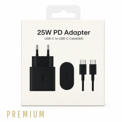 شاحن باكت بضمان  25W SAMSUNG PD C/C  SK 