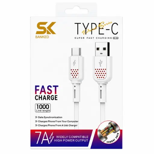 [SK162 TYPEC]  كابل تاب سي SK-162 USB/TYPEC 1M 
